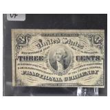 3 CENT FRACTIONAL CURRENCY PIECE