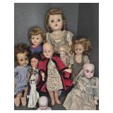 DOLLS - HARD PLASTIC, RUBBER, PORCELAIN