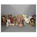 (10) BOYDS BEARS PLUSH TOY BEARS