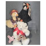 HALLMARK STUFFED ANIMALS (4)