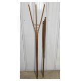 PRIMITIVE HAY FORK & THRASHER
