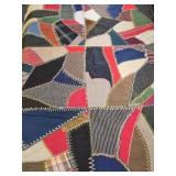 HAND TIED QUILT - 73" W X 76" T