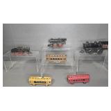 CAST IRON  &METAL TRAINS (6)