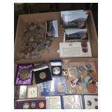 LOOSE COINS AND COIN SETS