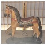 HAND PAINTED WOOD HORSE