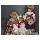 (7) BOYDS BEARS PLUSHIES & DOLL