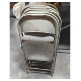 FOLDING CHAIRS (8)