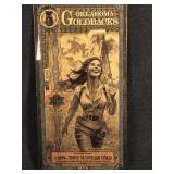 1/200TH OZ 24K GOLD BACK NOTE- OKLAHOMA