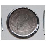 1875-CC SEATED LIBERTY DIME