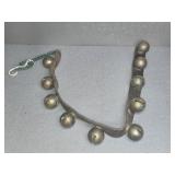 SLEIGHBELLS ON LEAATHER STRAP