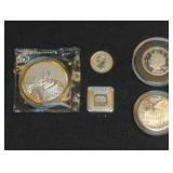 (5) .999 FINE SILVER PIECES