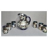 NORTHWOOD COLBALT IRRIDECENT CARNIVAL GLASS