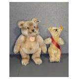 (2) STEIFF MOHAIR JOINTED TEDDY BEARS