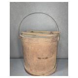 FIRKIN STYLE BUCKET WITHLID & METAL INSERT