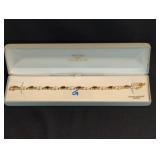 18K GOLD OVER STERLING SILVER BRACELET