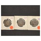1835, 1848, 1845 US LARGE CENTS
