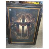 FRAMED POSTER, 29"X41"