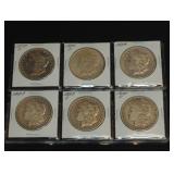 (6) MORGAN SILVER DOLLARS