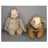 HORSMAN LUCKY BILLIKEN DOLL, PUPPY PIPPIN PLUSH