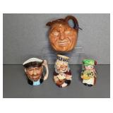 TOBY MUGS - ROYAL DOULTON, STAFFORDSHIRE, & NO MAR