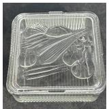 REFRIGERATOR DISH WITH LID