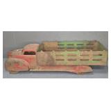 MARX PRESSED STEEL STAKE BED TRUCK