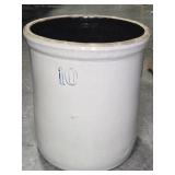10 GALLON STONEWARE CROCK  - AS IS