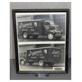 FRAMED IROQUOIS BEER ADVERTISING