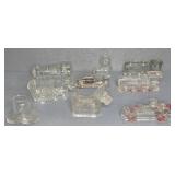 DECORATIVE CLEAR GLASS BOTTLES/CONTAINERS