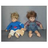 (2) JOHANNES ZOOK KIDS VINYL DOLLS