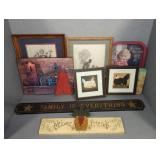 10+ ANTIQUE & VINTAGE WALL HANGINGS, POSTERS