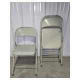 (4) METAL FOLDING CHAIRS