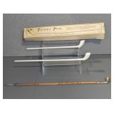 PIPES (3) CLAY & 1 WOODEN