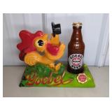 GOEBEL BEER ADVERTISING CHALKWARE BAR DISPLAY