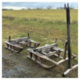 ANTIQUE HORSE-DRAWN BOBSLED