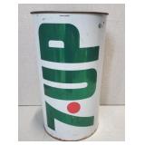7UP METAL TRASH CAN