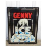 GENNY ICE BEER MIRRORED SIGN
