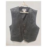 DUKE HABAND SIZE L LEATHER VEST