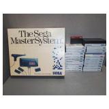 SEGA MASTER SYSTEM AND 23 GAMES