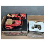 (2) HARLEY-DAVIDSON DIE-CAST BANK COLLECTIBLES