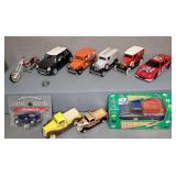 BANKS AND DIE CAST CARS