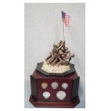 DANBURY MINT WWII COIN COLLECTION BRONZE