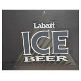 LABATT ICE BEER ACRYLIC SIGN
