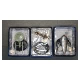 (3) STAR TREK DIE-CAST VEHICLES