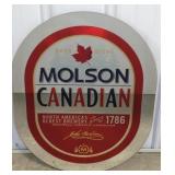 MOLSON CANADIAN LAGER MIRRORED SIGN
