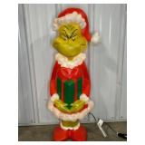 GRINCH CHRISTMAS BLOW MOLD, 36"T, W/ LIGHT
