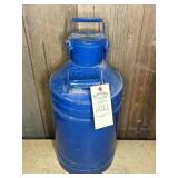 5 GAL. OIL CAN, W/ CHAPIN / BATAVIA NY STAMP PLATE