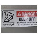 DANGER KEEP OFF REFLECTIVE SIGN