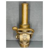 BRASS "AKROBALL" FIRE HOSE VALVE NOZZLE