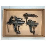 (3) SMALL VISES - STANLEY